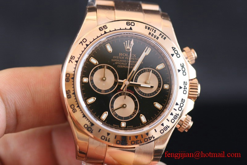 Rolex Rose Gold Cosmograph Daytona Watch 116505-78595