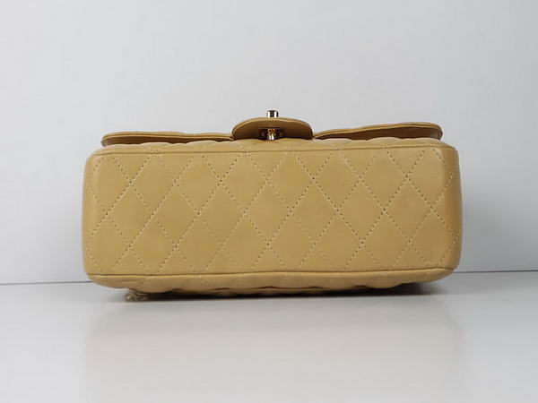 Chanel 2.55 Series Lambskin Flap Bag A1112 Apricot Gold