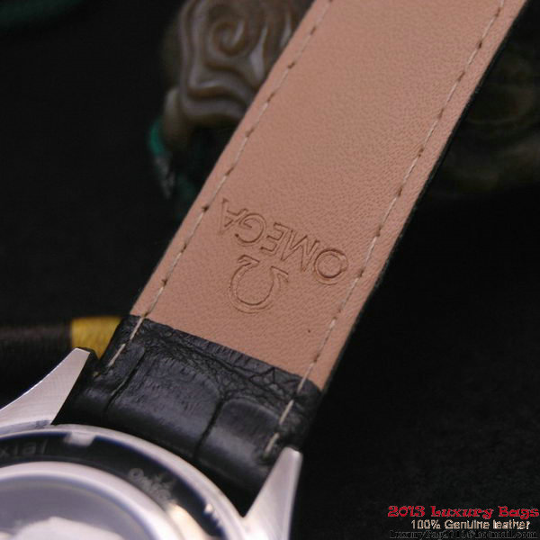 OMEGA DE VILLE CO-AXIAL CHRONOSCOPE Red Gold on Black Leather Strap OM77423