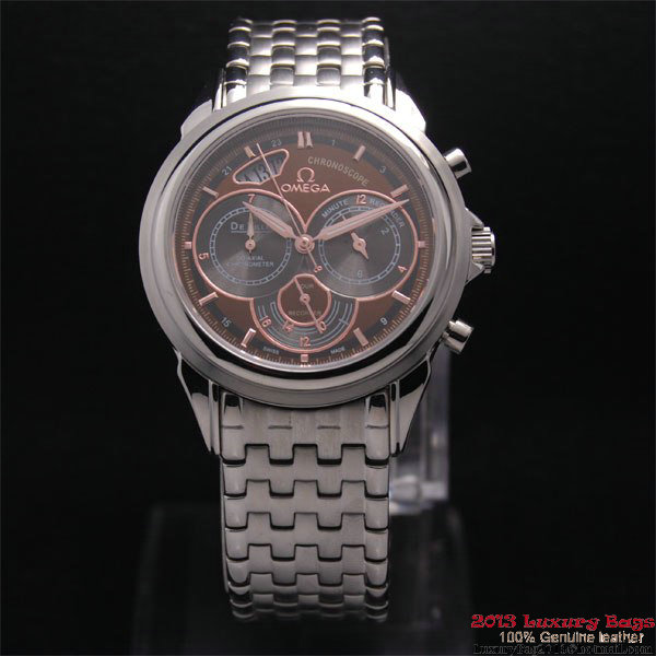 OMEGA DE VILLE CO-AXIAL CHRONOSCOPE Steel on Steel Strap OM77414