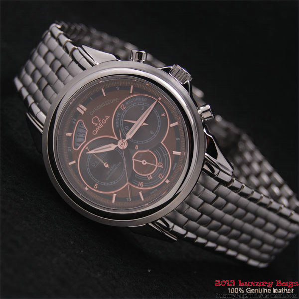 OMEGA DE VILLE CO-AXIAL CHRONOSCOPE Steel on Steel Strap OM77414