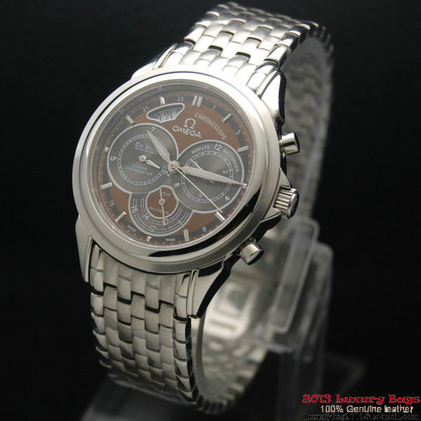 OMEGA DE VILLE CO-AXIAL CHRONOSCOPE Steel on Steel Strap OM77415