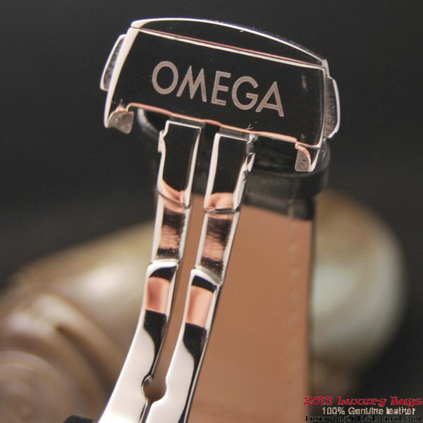 OMEGA DE VILLE CO-AXIAL Chronometer Red Gold on Black Leather Strap OM77510