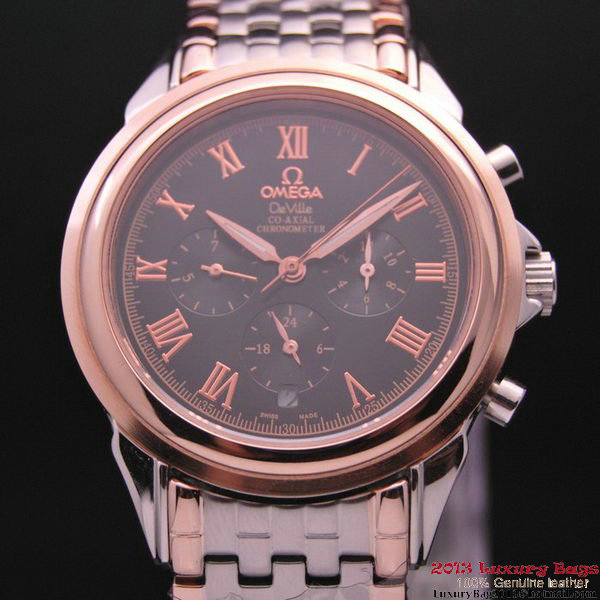 OMEGA DE VILLE CO-AXIAL Chronometer Red Gold on Red Gold Strap OM77521