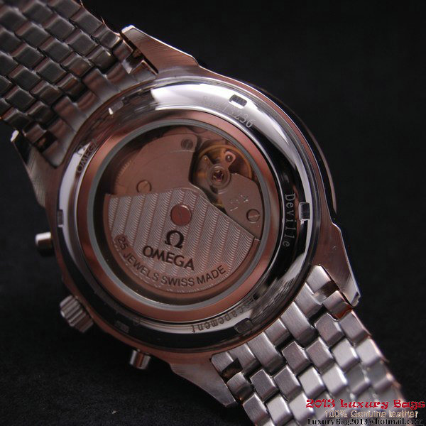 OMEGA DE VILLE CO-AXIAL Chronometer Red Gold on Steel Strap OM77518