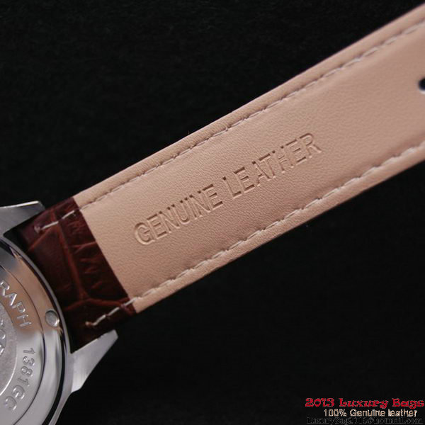 OMEGA DE VILLE Chronometer Steel on Brown Strap OM77301