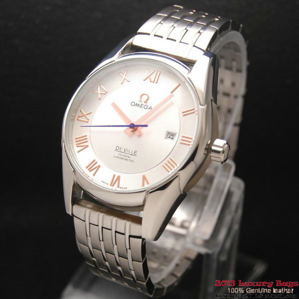 OMEGA DE VILLE Co-AXIAL CHRONOMETER Steel on Steel Strap OM77012