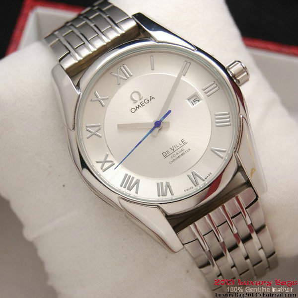 OMEGA DE VILLE Co-AXIAL CHRONOMETER Steel on Steel Strap OM77013