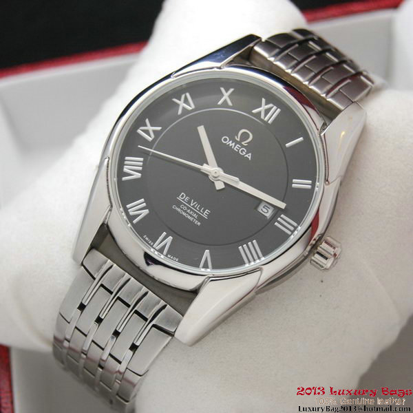 OMEGA DE VILLE Co-AXIAL CHRONOMETER Steel on Steel Strap OM77016