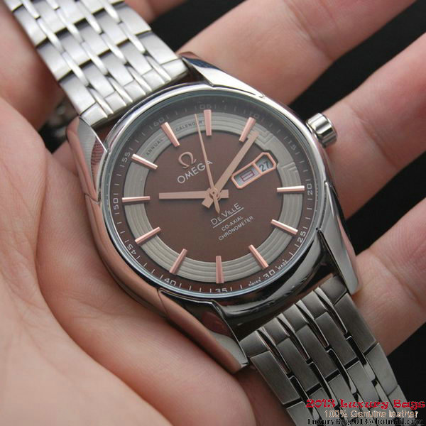 OMEGA DE VILLE HOUR VISION ANNUAL CALENDAR Steel on Steel Strap OM77115