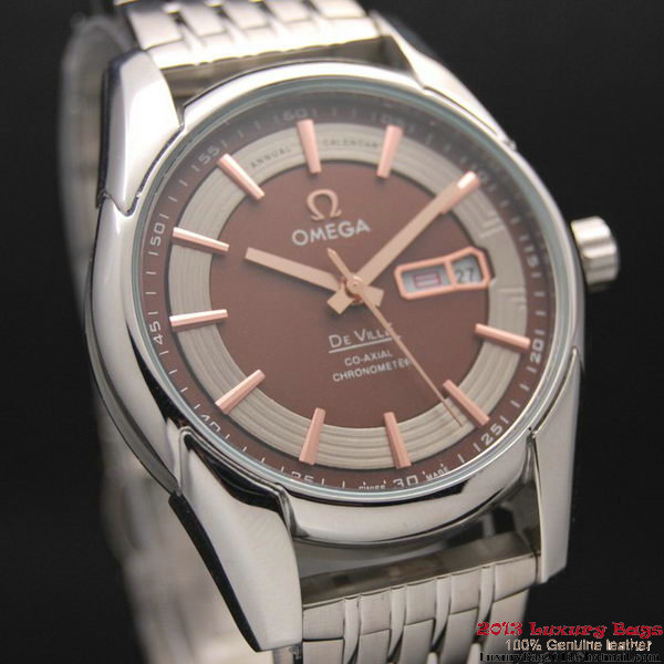 OMEGA DE VILLE HOUR VISION ANNUAL CALENDAR Steel on Steel Strap OM77115