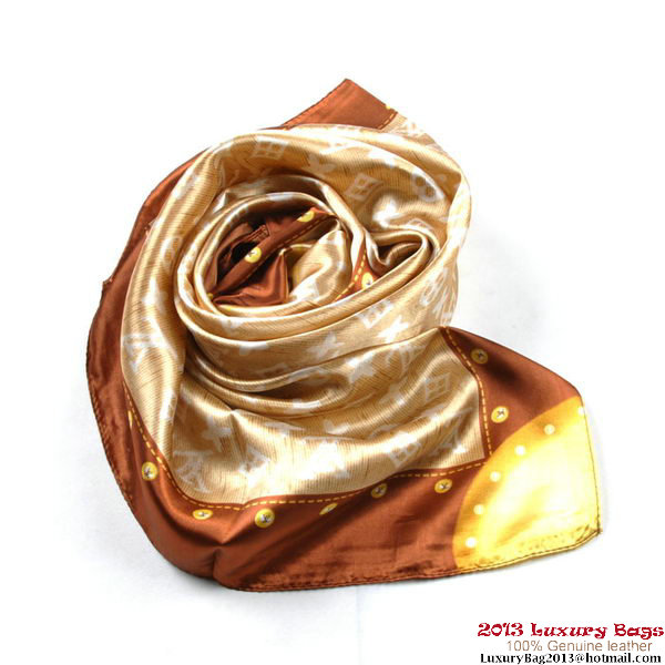 Louis Vuitton Scarves Silk WJLV085-1 Gold