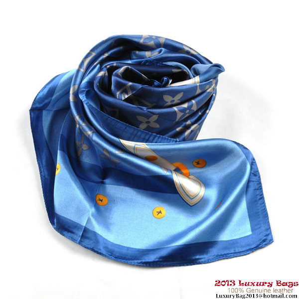 Louis Vuitton Scarves Silk WJLV086-1 Blue