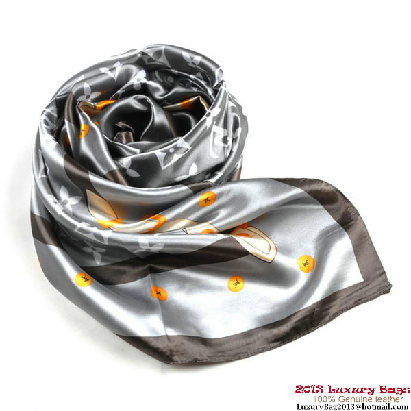 Louis Vuitton Scarves Silk WJLV086-2 Grey