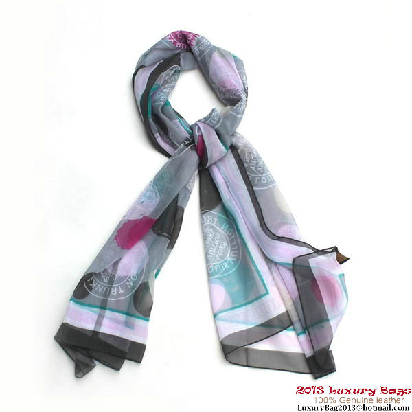 Louis Vuitton Scarves Silk LV090-3 Grey