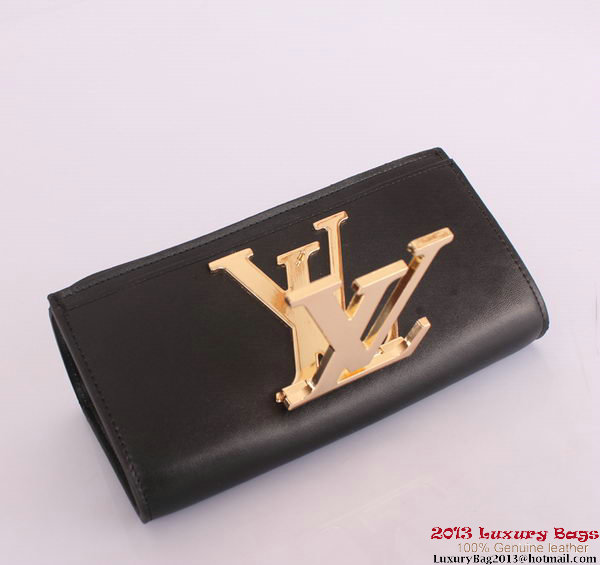 Louis Vuitton Vivienne LV Long Wallet M58171 Black