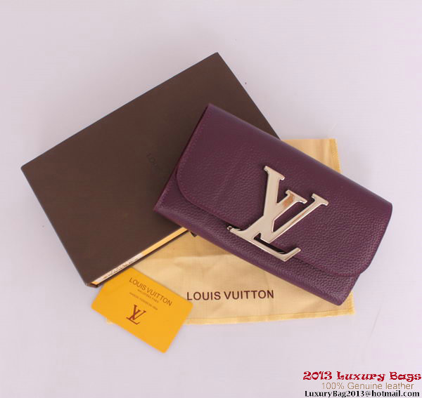 Louis Vuitton Vivienne LV Long Wallet M58176 Purple