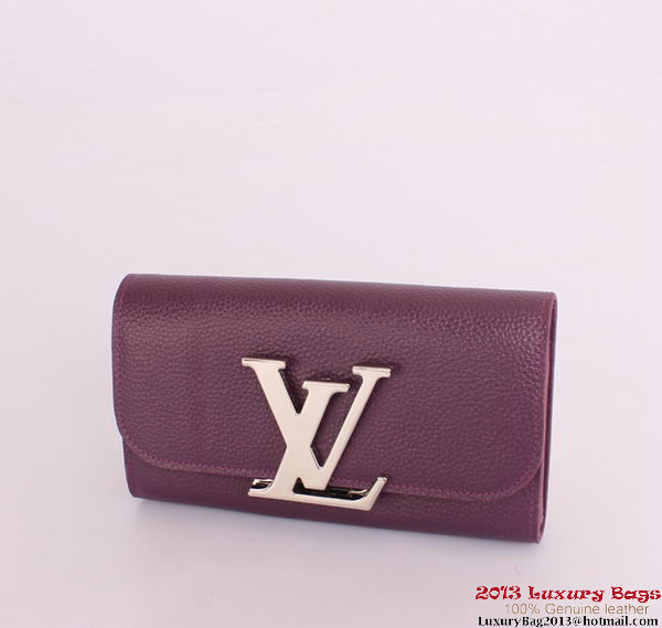 Louis Vuitton Vivienne LV Long Wallet M58176 Purple