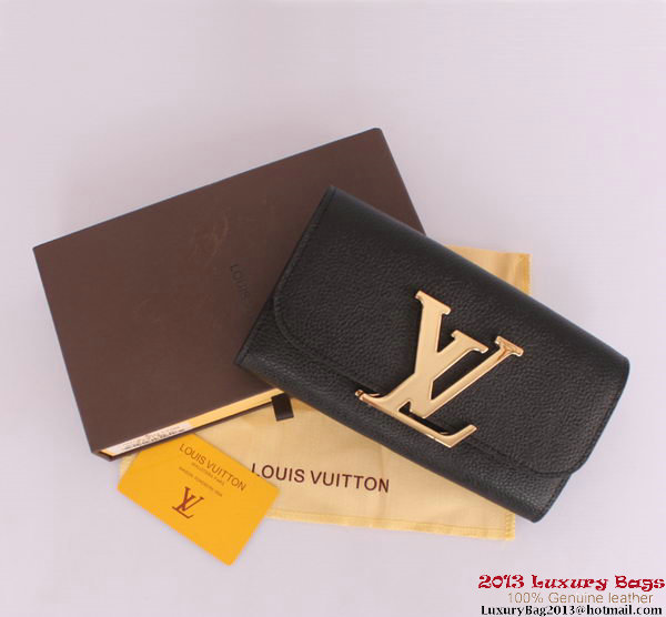 Louis Vuitton Vivienne LV Long Wallet M58177 Black