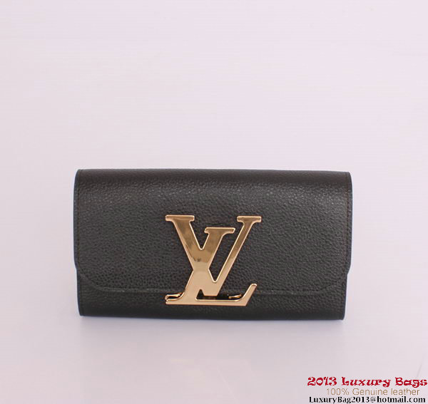 Louis Vuitton Vivienne LV Long Wallet M58177 Black