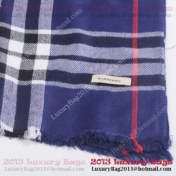 Burberry Scarves Cashmere WJBUR16 Blue