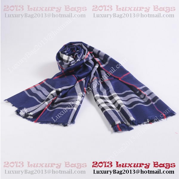 Burberry Scarves Cashmere WJBUR16 Blue