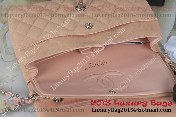 Chanel 2.55 Series Classic Flap Bag 1112 Apricot Original Cannage Patterns Gold