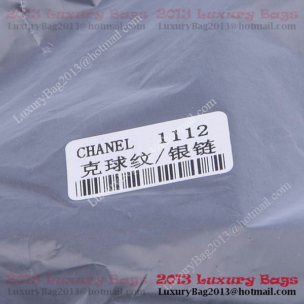 Chanel 2.55 Series Classic Flap Bag 1112 Black Cannage Pattern Silver