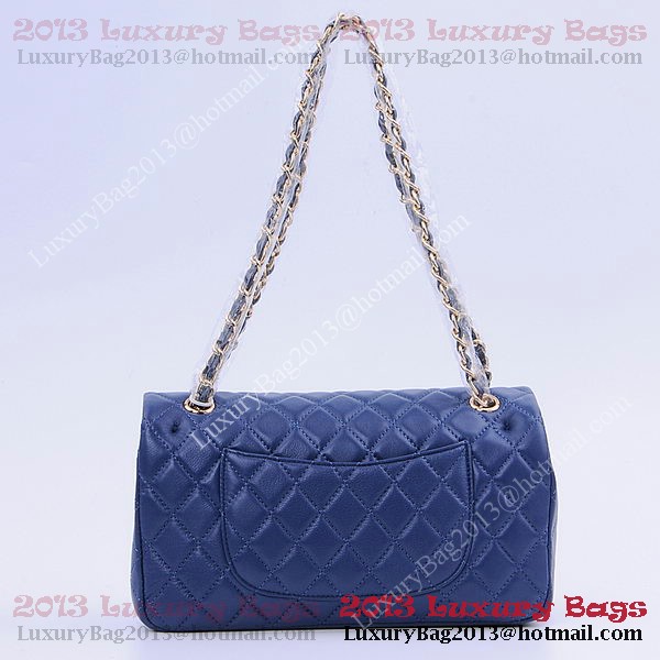 Chanel 2.55 Series Classic Flap Bag 1112 RoyalBlue Sheepskin Gold