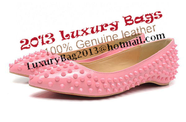 Christian Louboutin PIGALLE SPIKES Flat CL1329 Pink