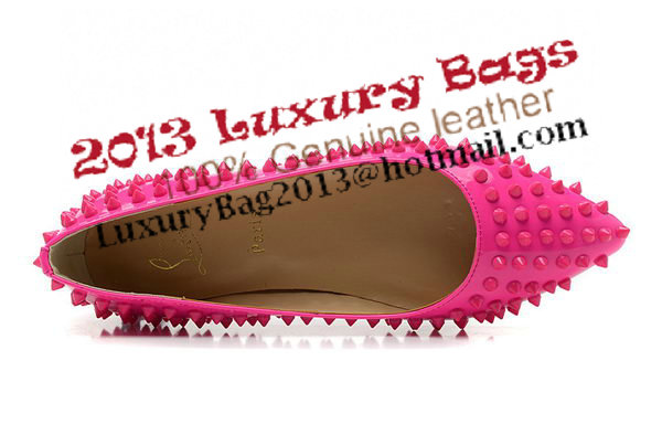 Christian Louboutin PIGALLE SPIKES Flat CL1329 Rose