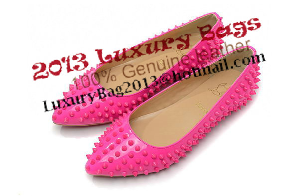 Christian Louboutin PIGALLE SPIKES Flat CL1329 Rose