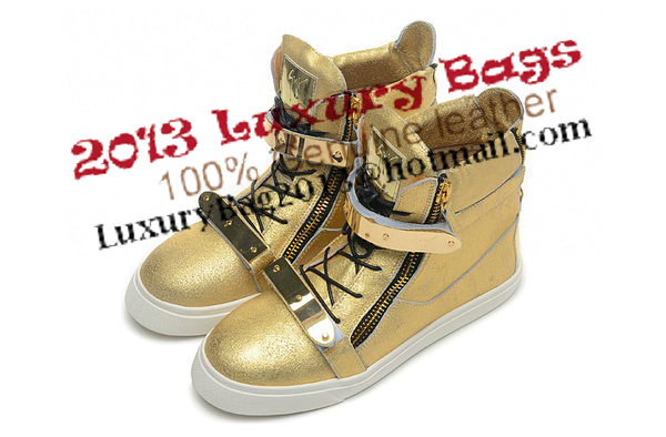 Giuseppe Zanotti Men Sneakers GZ0152 Gold