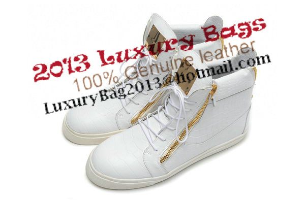 Giuseppe Zanotti Men Sneakers GZ0154 White