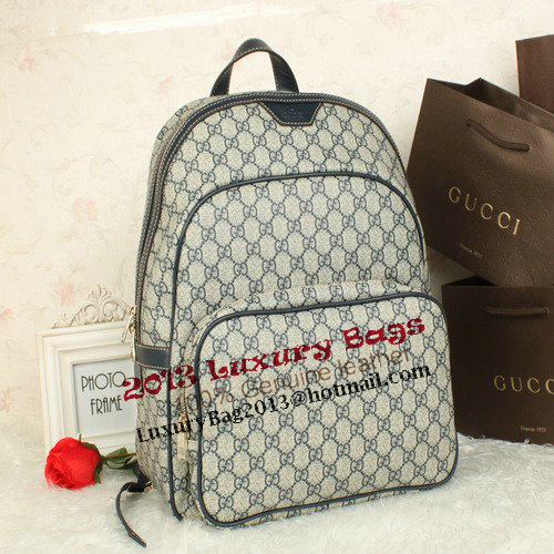 Gucci Supreme Canvas Backpack 322069 Blue