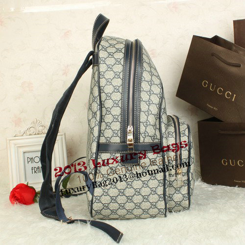 Gucci Supreme Canvas Backpack 322069 Blue