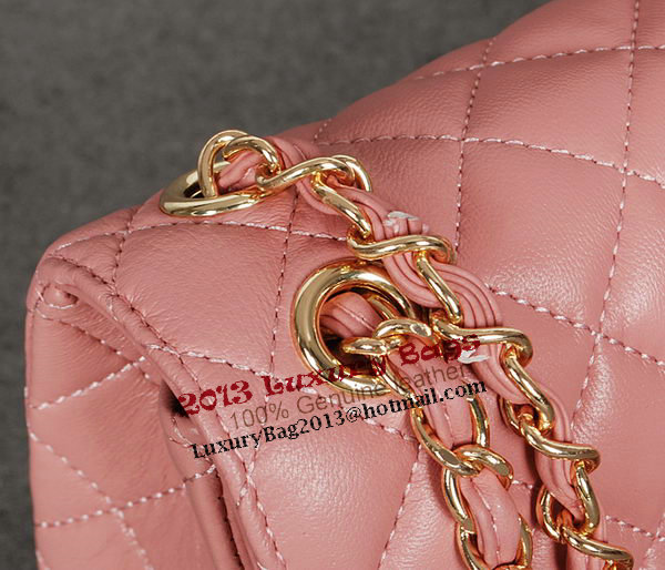 Chanel 2.55 Series Classic Flap Bag 1112 Pink Sheep Leather Gold