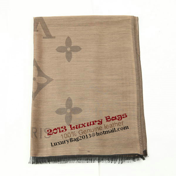 Louis Vuitton Scarves Silk WJLV094 Light Brown