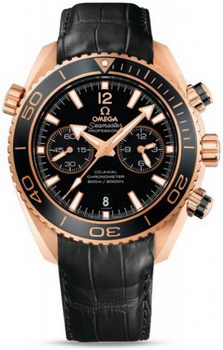 Omega Seamaster Planet Ocean Chrono Ceragold Watch 158602A