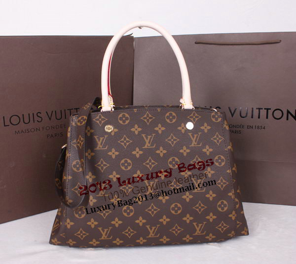 2014 Louis Vuitton Monogram Canvas Montaigne MM M41056