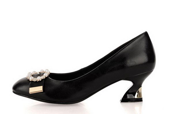 Alexander McQueen Pump in Sheepskin Leather MCQ0431 Black