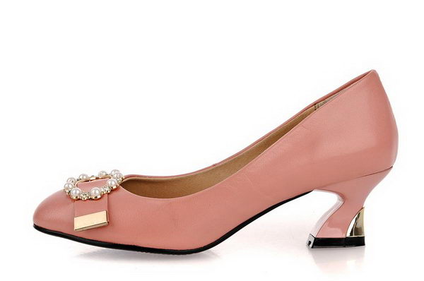 Alexander McQueen Pump in Sheepskin Leather MCQ0431 Pink