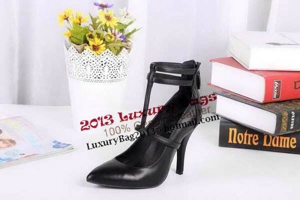 Chanel Pump Lambskin Leather CH0474 Black