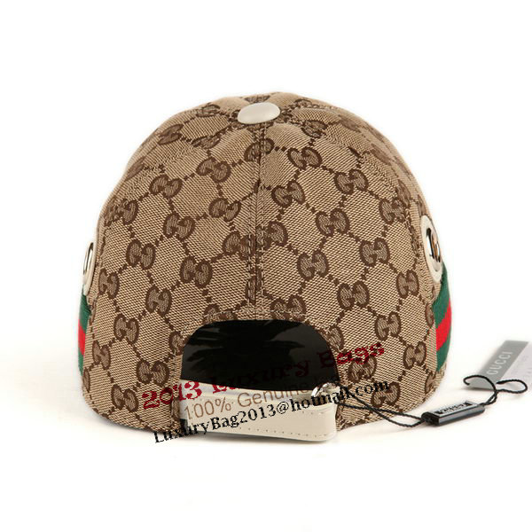 Gucci Hat GG11 Apricot&White