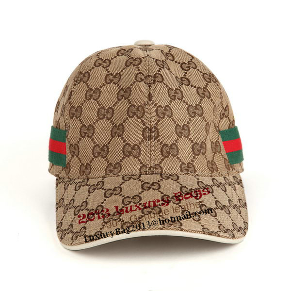 Gucci Hat GG12 Apricot&White