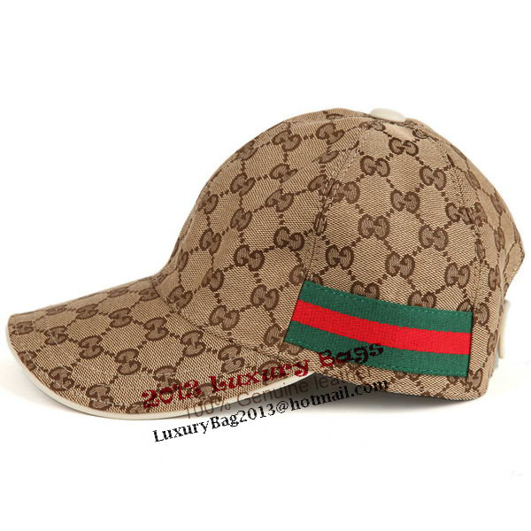 Gucci Hat GG12 Apricot&White