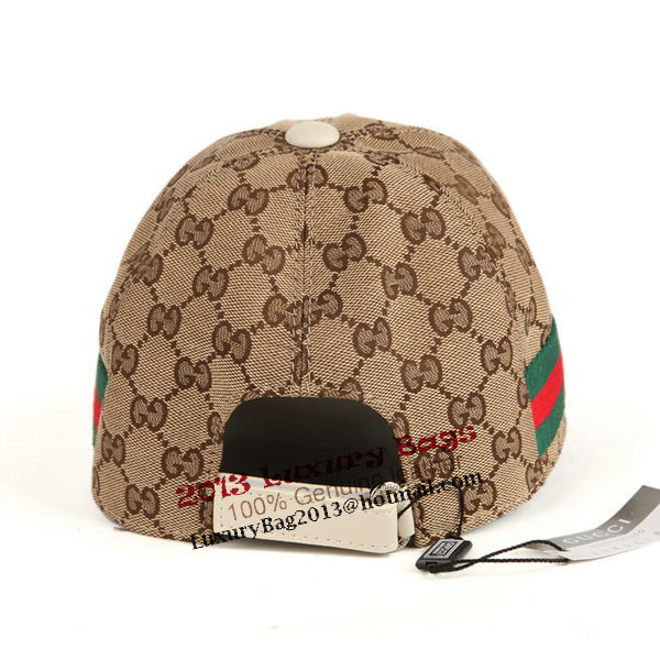 Gucci Hat GG12 Apricot&White