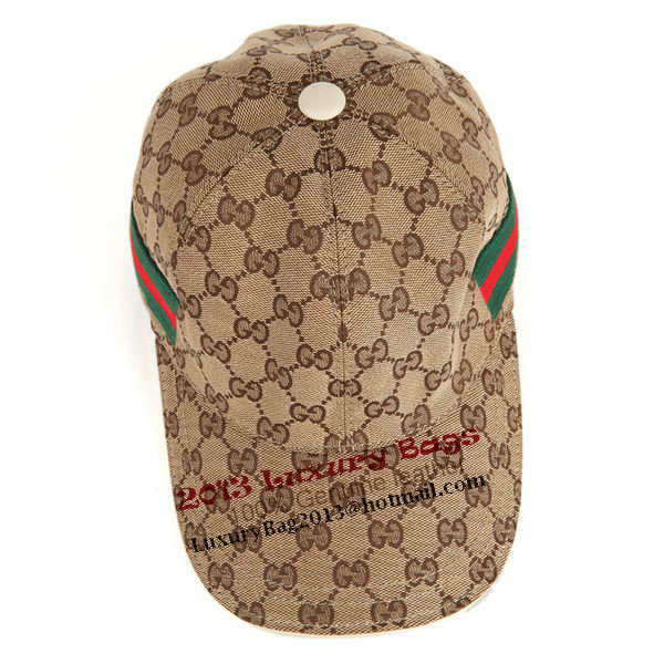 Gucci Hat GG12 Apricot&White