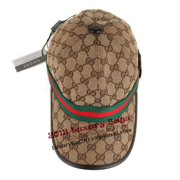 Gucci Hat GG14 Apricot&Brown