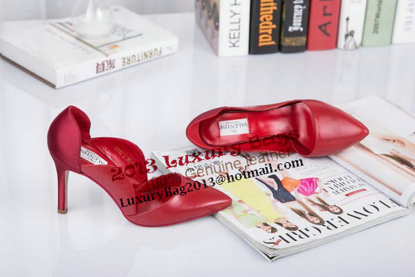 Valentino Pump Sheepskin Leather VL9491 Red